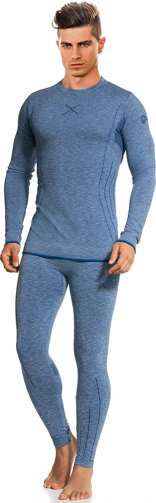 Set pizhamash për burra, ngjyrë kaltër, Jumeon 002-000602