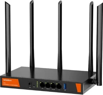Router Wireless Tenda W30E AX3000, Gigabit Ethernet, Dual-band (2.4 GHz / 5 GHz), i Zi