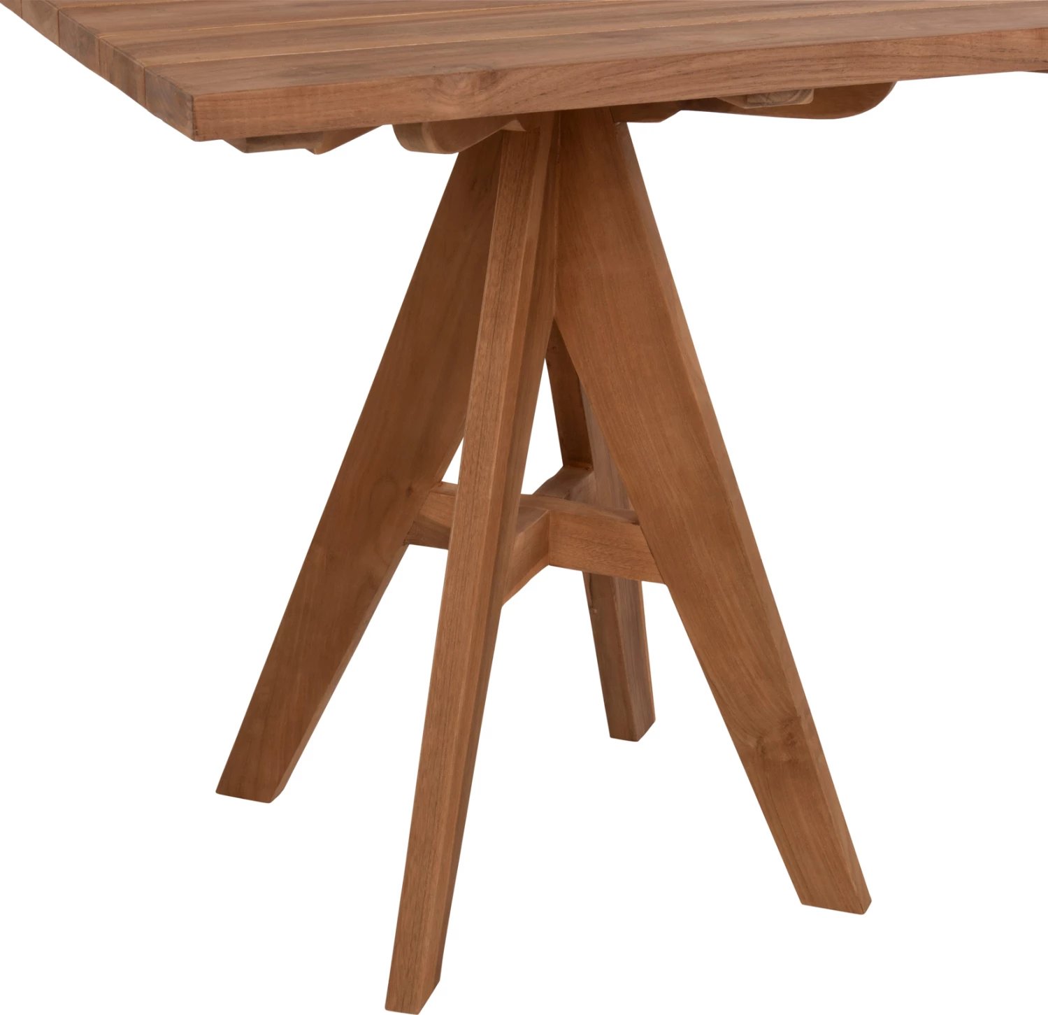 Tavolinë ngrënieje për jashtë, LEO, FH9622.11, dru tik, 80x80x75 cm