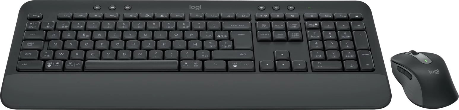 Set tastierë dhe maus Logitech MK650 FOR BUSINESS, pa tela, e zezë