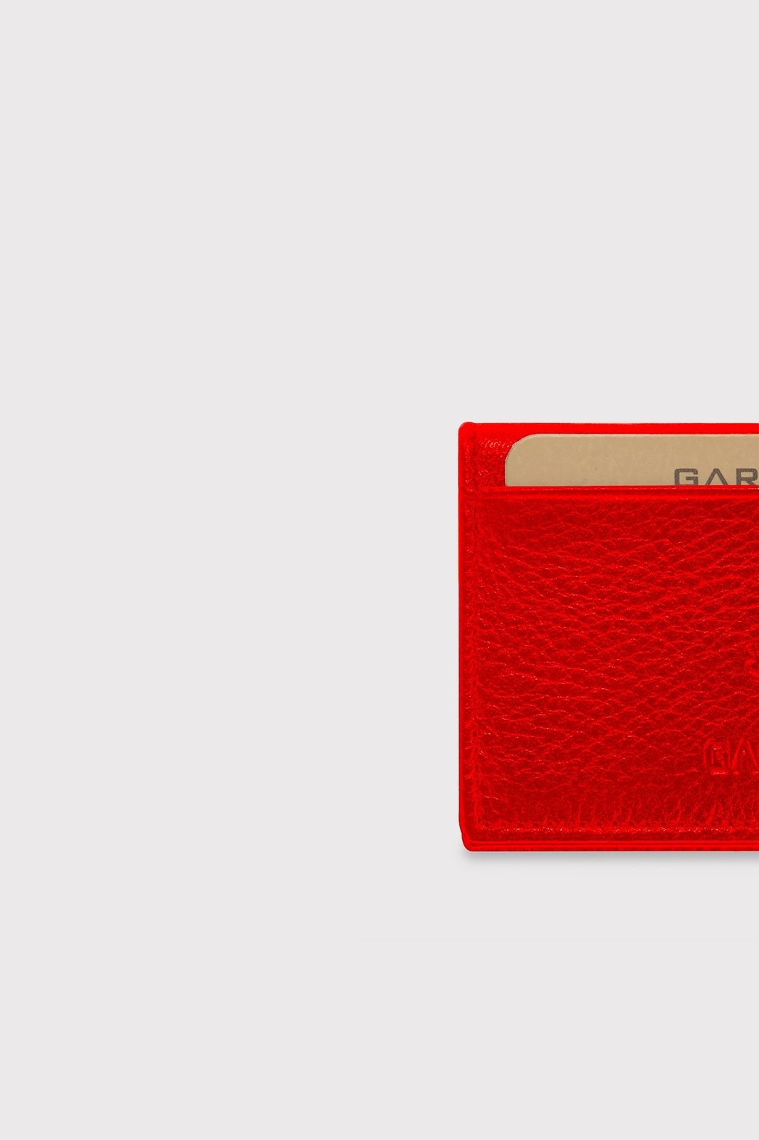 Mbajtës kartelash lëkurë, i kuq, Zoozie Bags, Vera