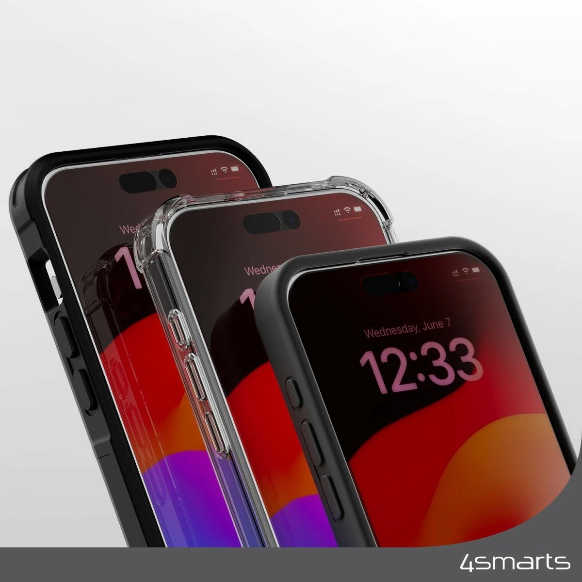 Mbështjellës ekrani 4smarts 540599, Apple, iPhone 15 Plus, Transparent