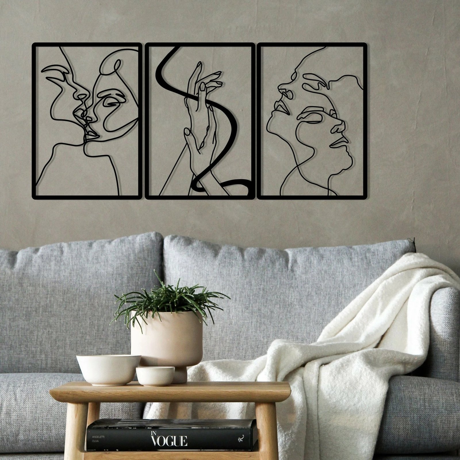 Aksesor dekorativ metalik për mur, Wallity, Bashkimi i Dashnisë