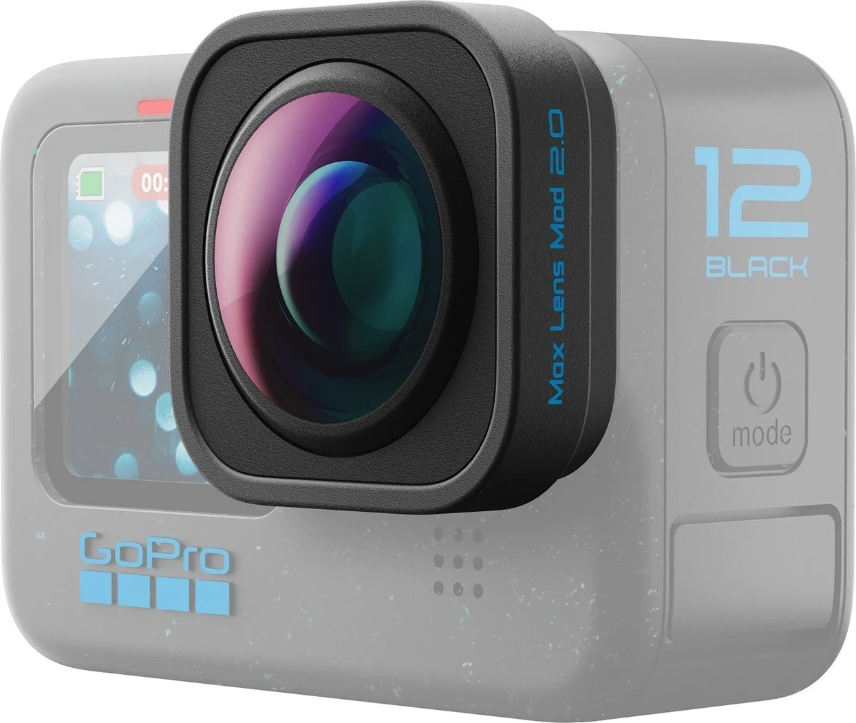 Lentë GoPro Max Lens Mod 2.0 për HERO13, HERO12, e zezë