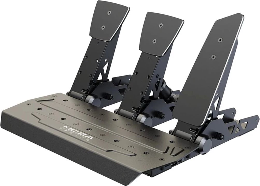 Pedale sim racing, Moza Racing, RS11 SR-P, 3 pedale, metal, e zezë