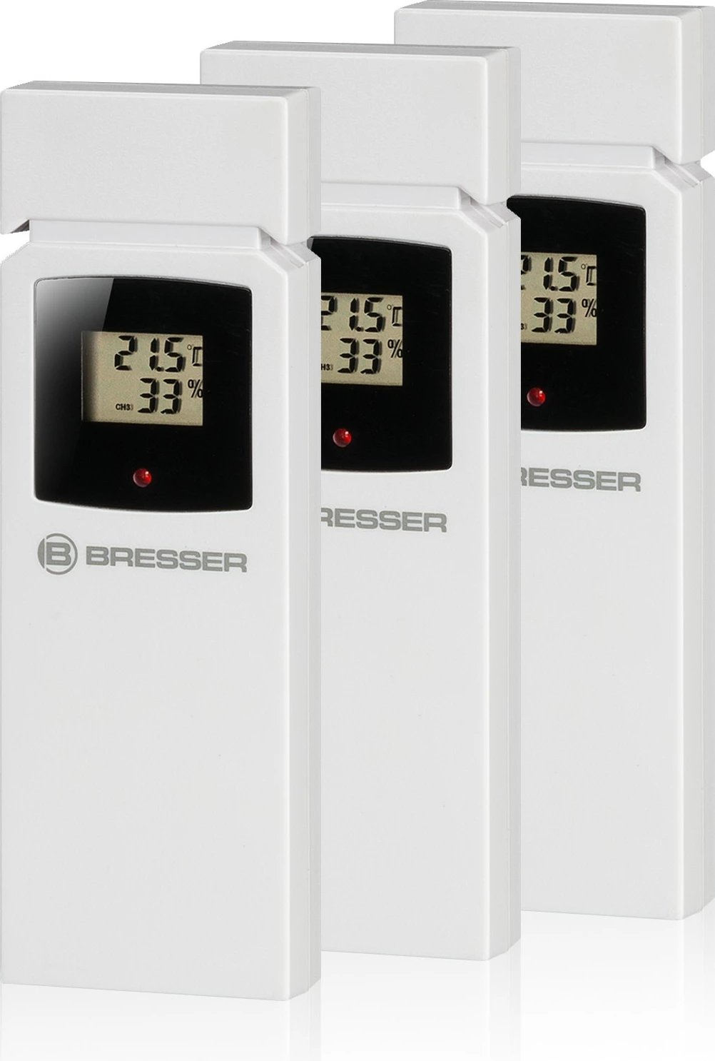 Termo-higrometër Bresser Quadro NLX me 3 sensorë wireless, ekran me ngjyra Termo-higrometër Bresser Quadro NLX me 3 sensorë wireless, ekran me ngjyra