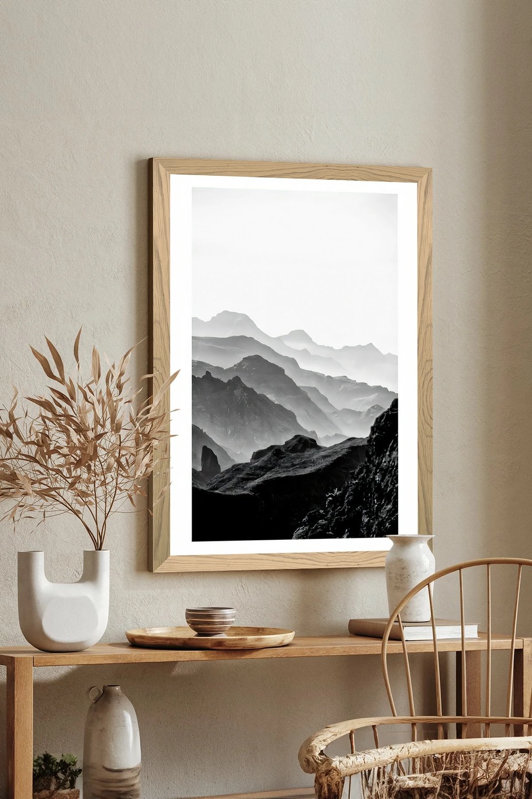 Pikturë dekorative, Wallity, Tekhammdf43, shumëngjyrëshe, pa kornizë, 33x48cm