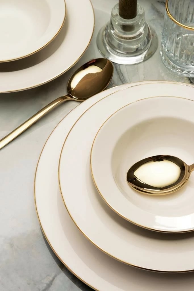 Set enësh për drekë (24 copë), Hermia Concept, BNLNIFTY24GLD