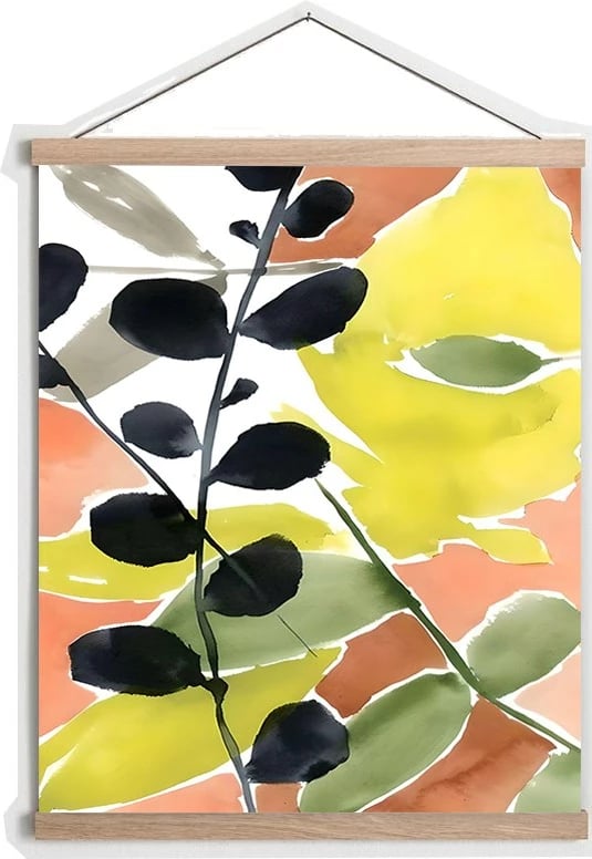 Pikturë dekorative me kornizë, shumëngjyrëshe, Wallity MRG15, 50x70cm