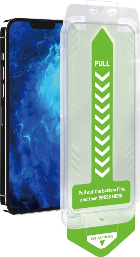 Xham i temperuar Wozinsky Premium Glass me kornizë montimi për iPhone 13 Pro Max, i zi