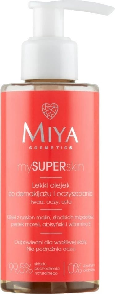 Vaj pastrues dhe heqës grimi për femra Miya Cosmetics mySUPERskin 140ml