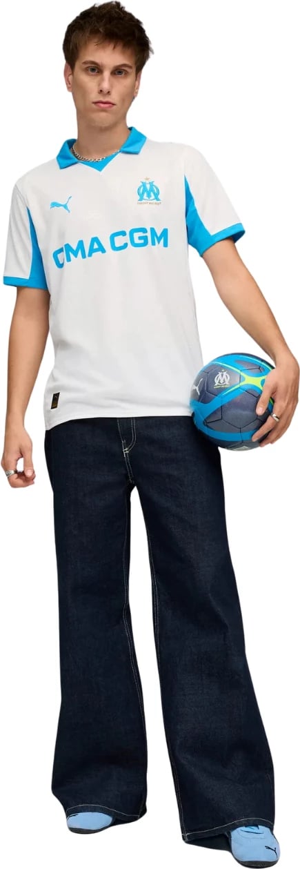 Fanellë futbolli Puma për meshkuj, e bardhë