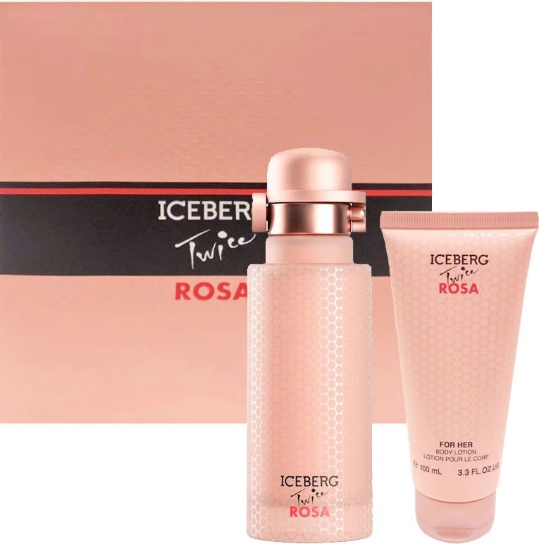 Eau de Toilette unisex Iceberg Twice Rosa set 125ml + locion trupi 100ml