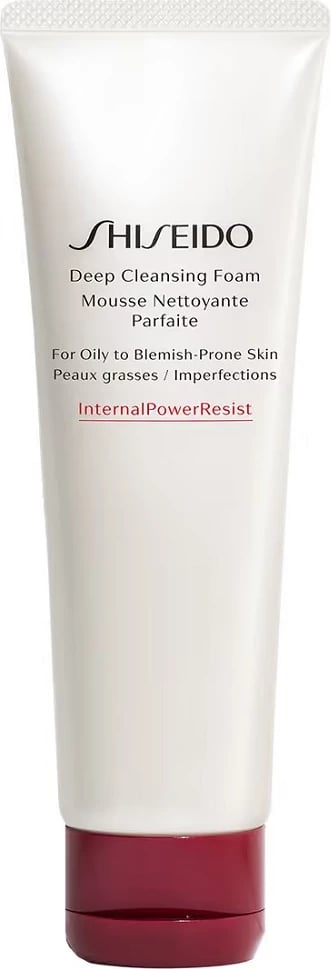 Shkumë pastruese për fytyrë Shiseido Deep Cleansing Foam për femra 125ml