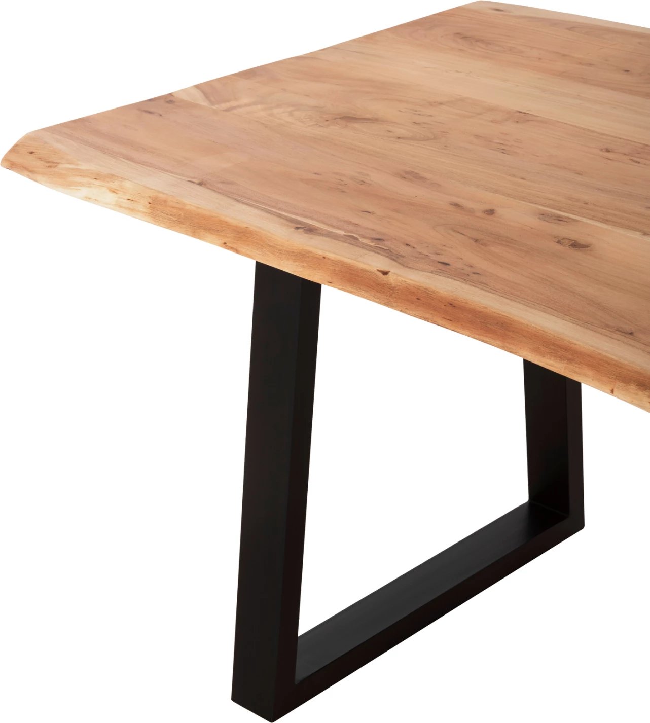 Tavolinë ngrënieje MONTANA, dru akacie, 240x101x78 cm, trashësi 3.5 cm