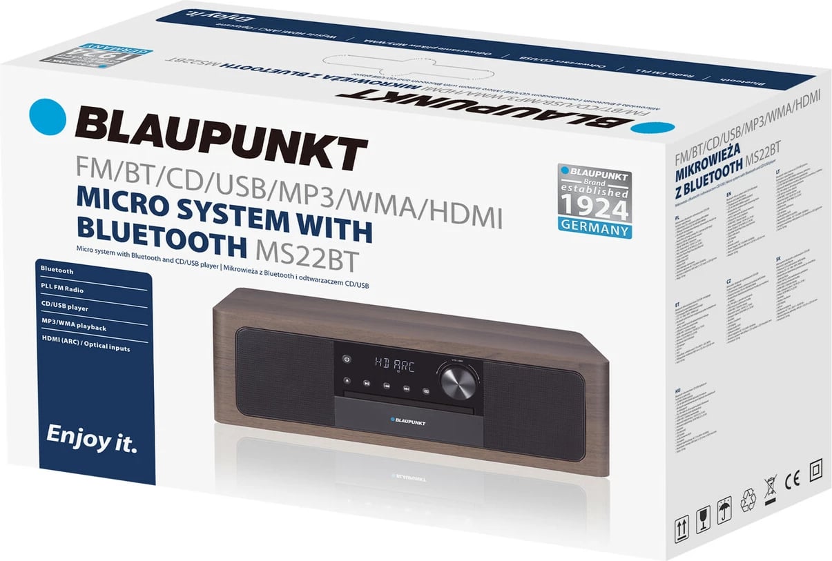 Radio me CD, USB dhe Bluetooth BLAUPUNKT MS22BT