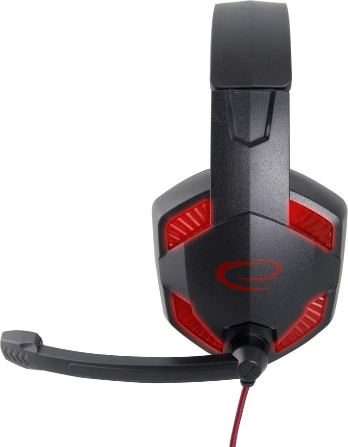 Kufje gaming Esperanza EGH400 me mikrofon, të zeza