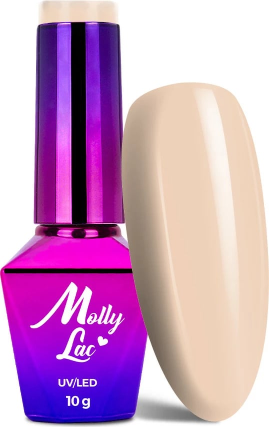 Llak për thonj për femra MollyLac Yoga Hybrid Lacquer 83 Purvottanasana, 10g