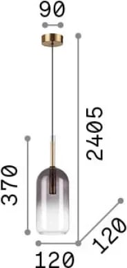 Llambë e varura Empire sp1 cylinder