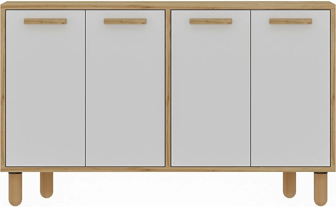 Konsol Skye Decor, Venedik, ngjyrë lis safir, e bardhë