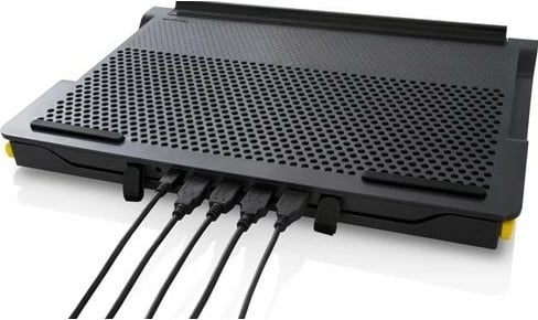 Chill mat Targus Notebook Chill Mat, 4 USB porta, plastik, e zezë