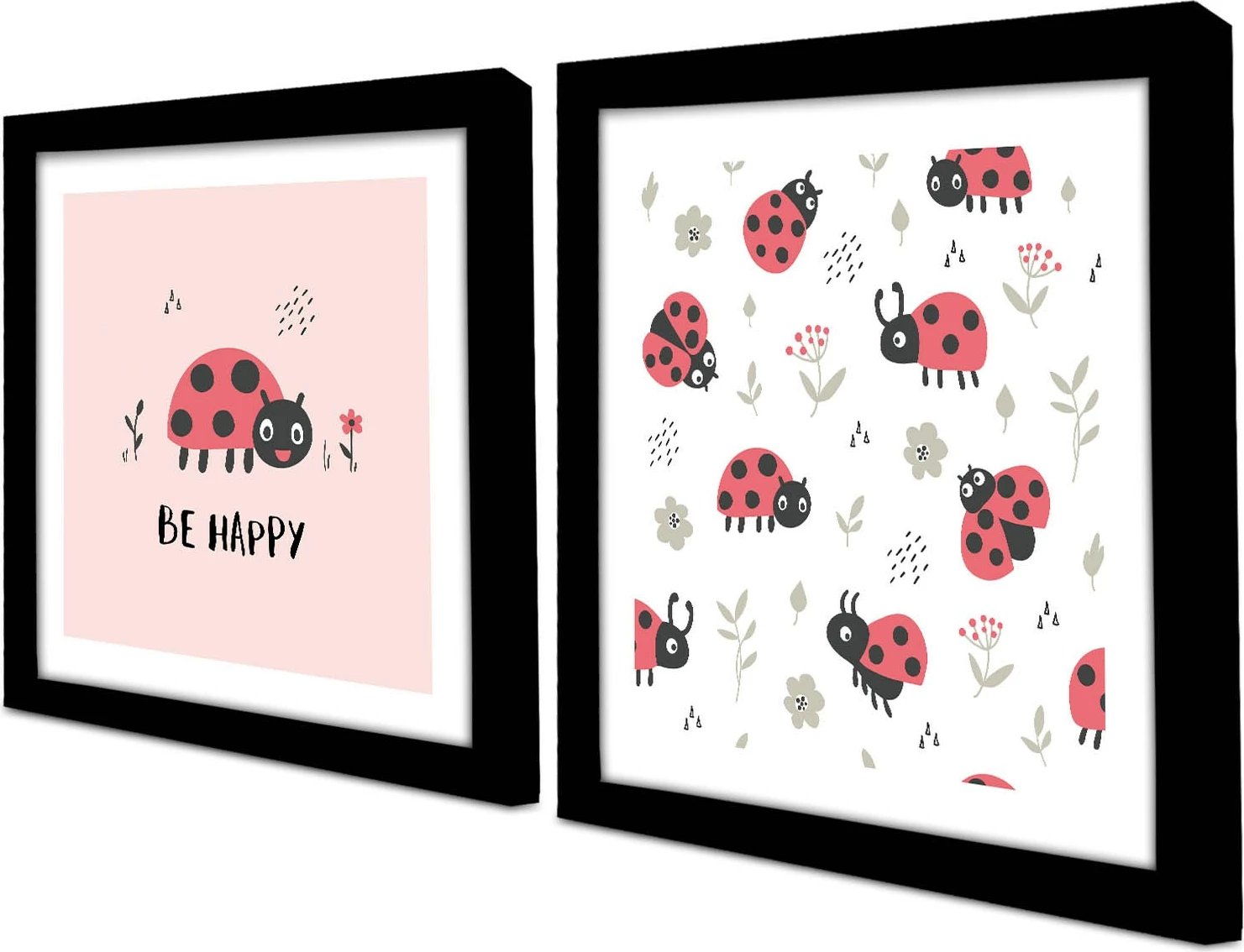 Pikturë dekorative me kornizë MDF (2 copë), Wallity, 2P3333SCT-008