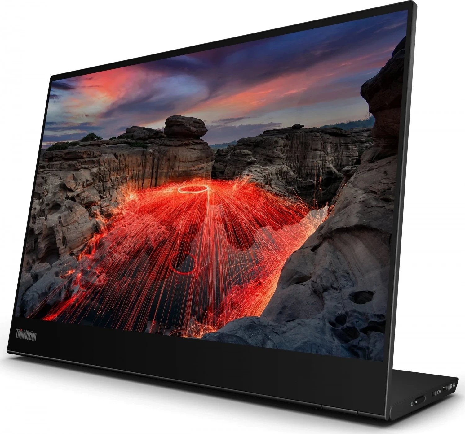 Monitor Lenovo ThinkVision 14 inç, IPS, 2240x1400, USB-C, zi