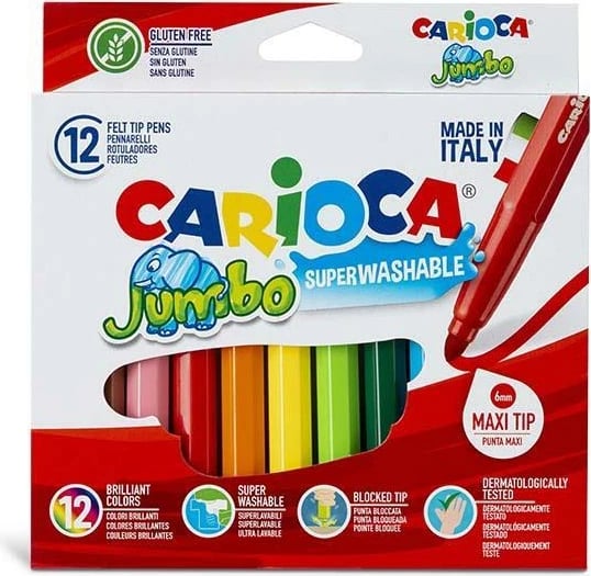 Markerë Jumbo Carioca 12 Ngjyra