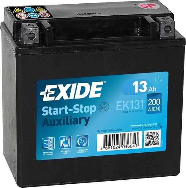 Bateri 12v 13ah Exide Agmauxiliary