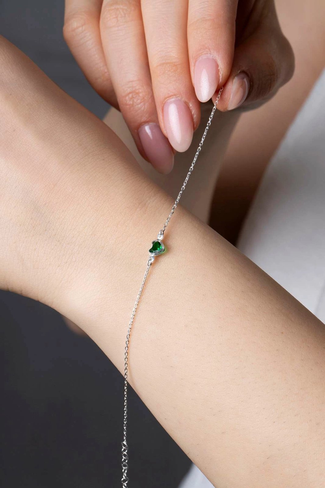 Byzylyk argjendi Jumeon, gur xhami i gjelbër, TFNY65226