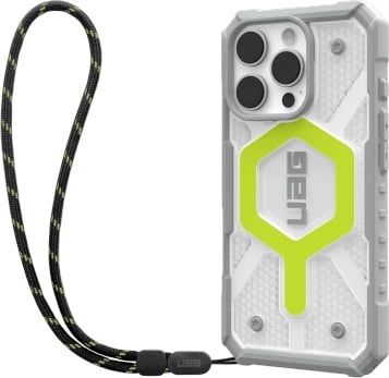 Mbështjellës UAG Pathfinder Clear MagSafe me litar për iPhone 16 Pro, Gjelbër