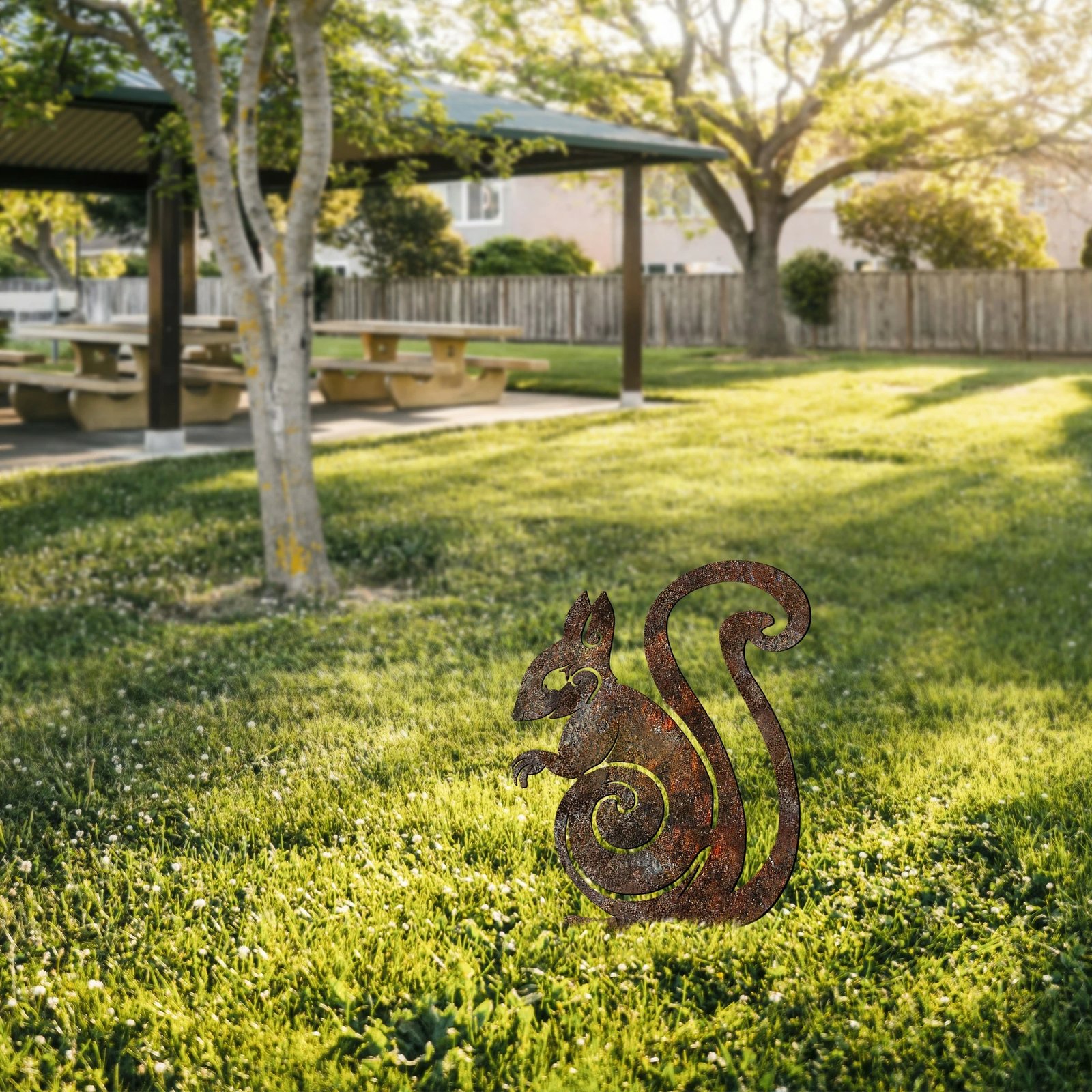 Objekt dekorativ për kopsht, dizajn Aberto, ketër, A 01