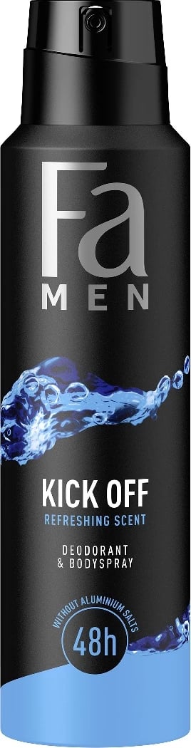 Deodorant spray Fa Men Kick Off 48h për meshkuj 150ml