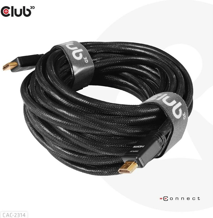 Kabllo HDMI Club3D 2.0 RedMere 15m, 4K60Hz, i zi