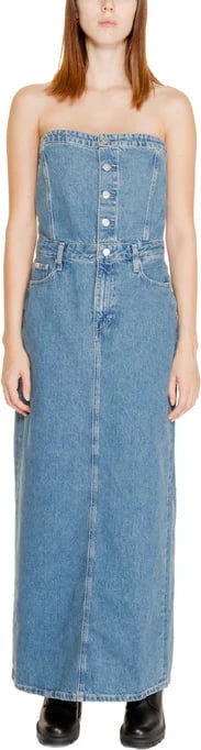 Fustan Calvin Klein Jeans, blu