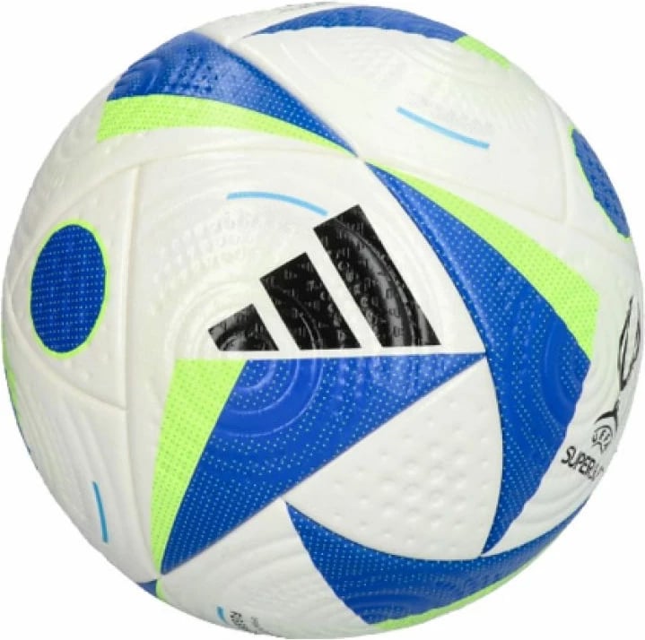 Top futbolli adidas, bardh e kaltër