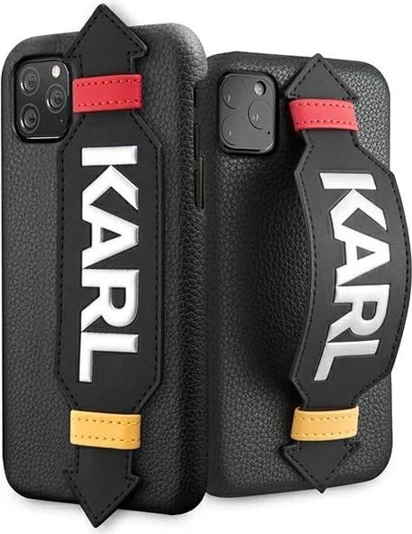Mbështjellës Karl Lagerfeld Strap për iPhone 11 Pro 5.8", i zi