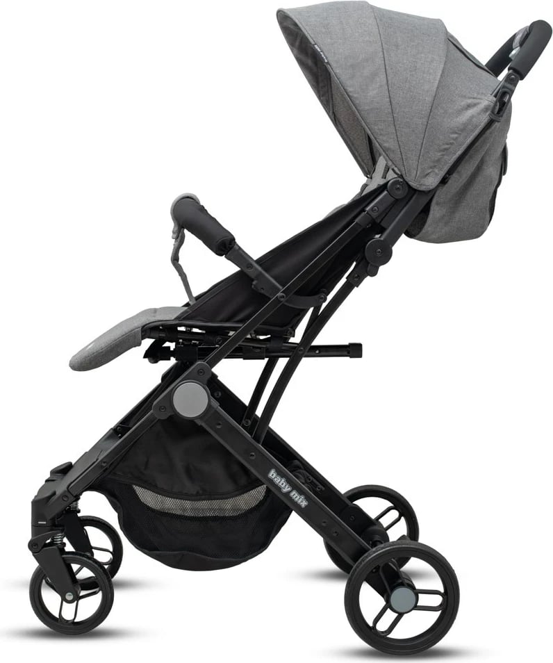 Karrocë golf, Baby Mix Bimelo, deri 22 kg, palosje me një dorë, 7.4 kg, gri