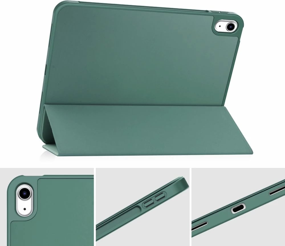 Mbështjellës Tech-Protect SC Pen për iPad 10.9" (2022), silikon, e gjelbër e çelët
