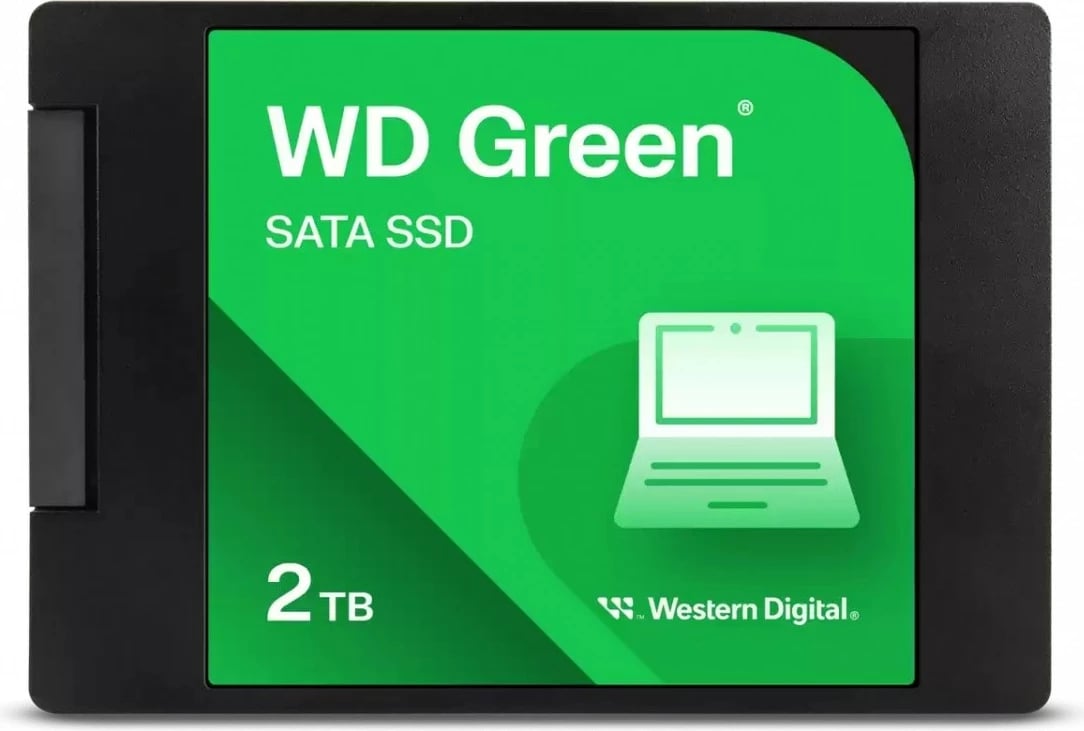 Kasë SSD Western Digital WD Green, 2TB, 2.5", SATA, e zezë