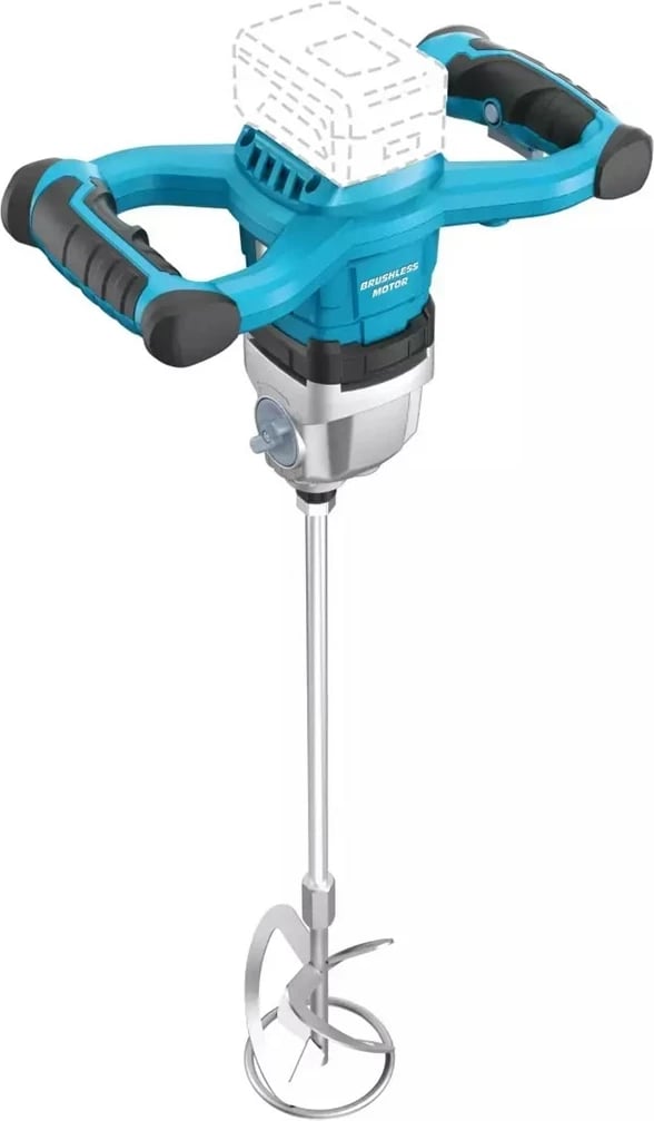 Mikser betoni DEDRA DED7154, elektrik, Blu