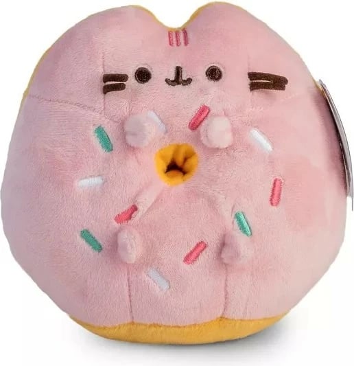 Maskotë pelushi Pusheen Daffi P-252, 14 cm, rozë, shumëngjyrëshe