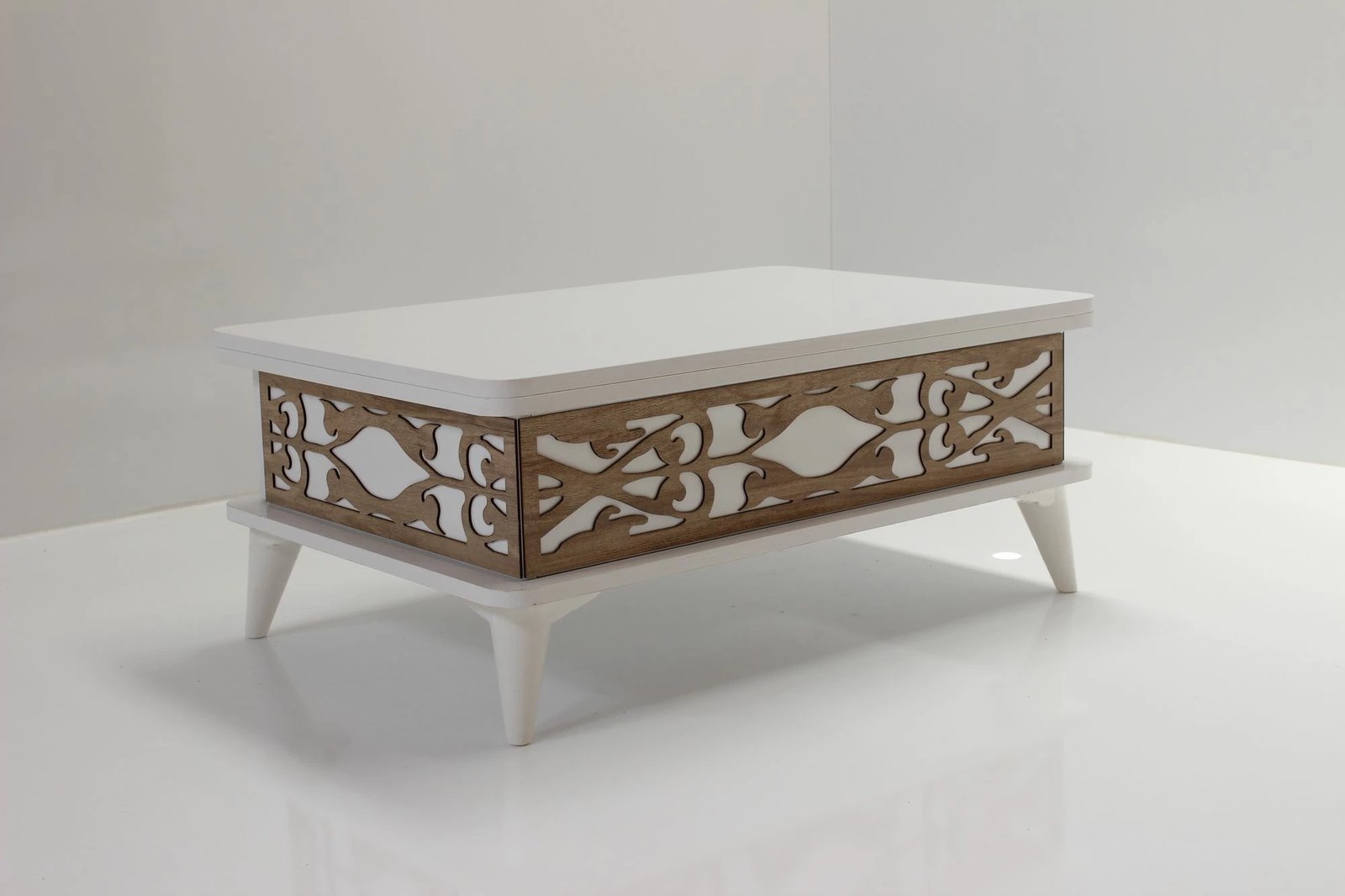 Tavolinë për kafe Skye Decor, Ada, e bardhë