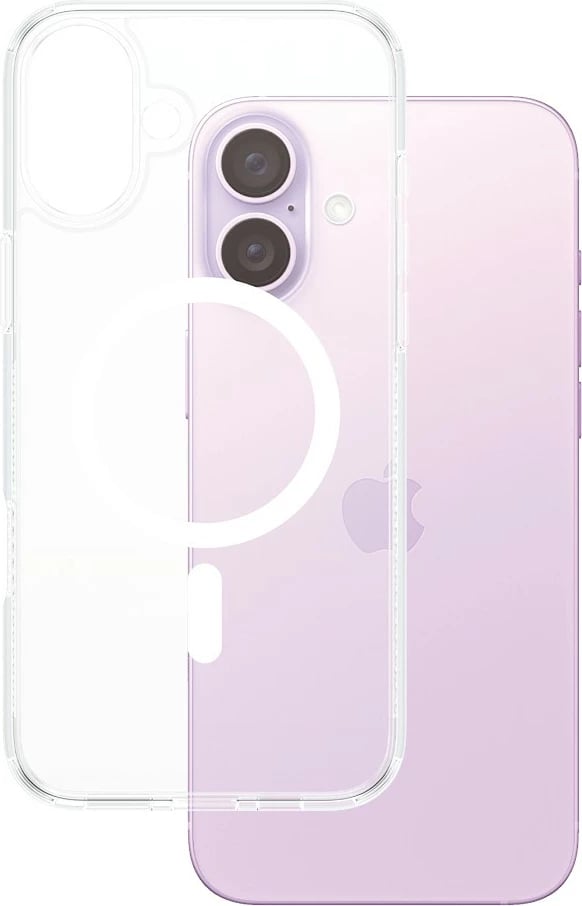 Mbështjellës PanzerGlass HardCase MagSAFE për iPhone 16 Plus, transparent