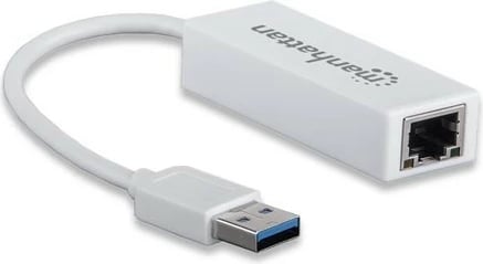 Adapter rrjeti USB Manhattan 506731, 10/100 Mb/s, RJ45, i bardhë