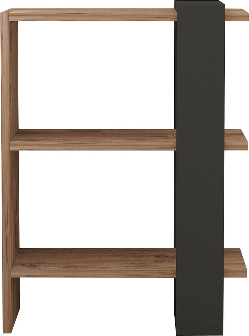 Raft librash Hanah Home, Ova, ngjyrë lisi dhe antraciti