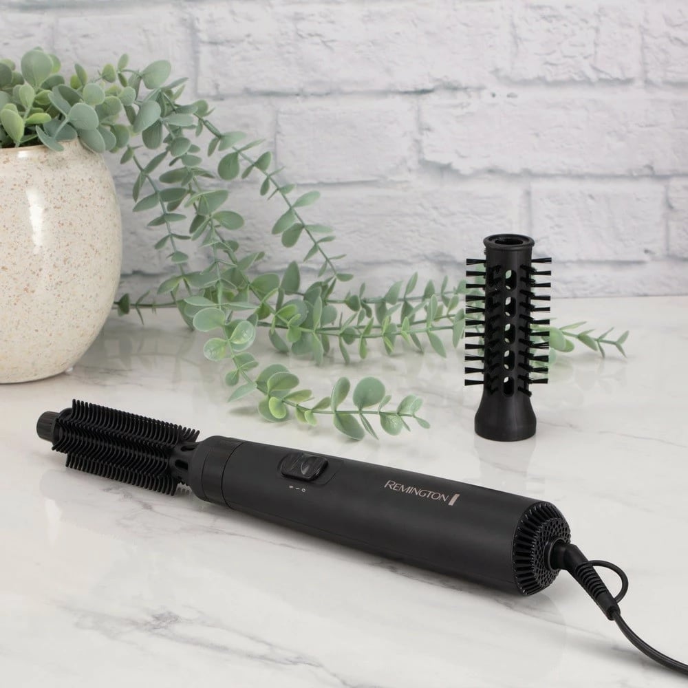 Tharëse-kaçurreluese Remington AS7100 Blow Dry & Style, 400 W, e zezë, me 2 koka furçash