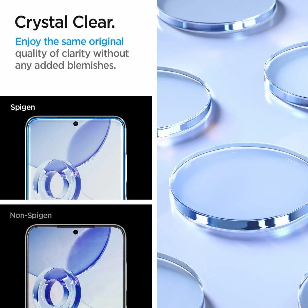 Xham i fortë mbrojtës Spigen Glas.tR EZ Fit për Samsung Galaxy S24/S25, 2 copë