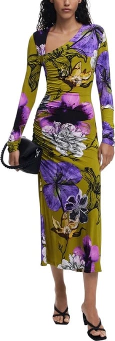 Fustan Desigual për femra, i gjelbër