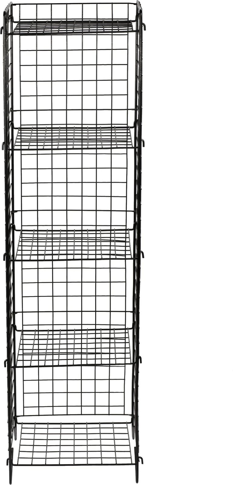 Raft librash metalik Hanah Home, Elvis, ngjyrë e zezë